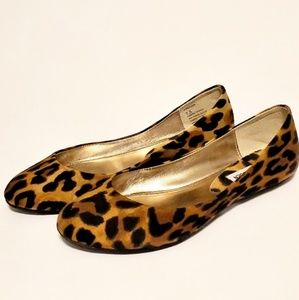 Steve Madden leopard flats